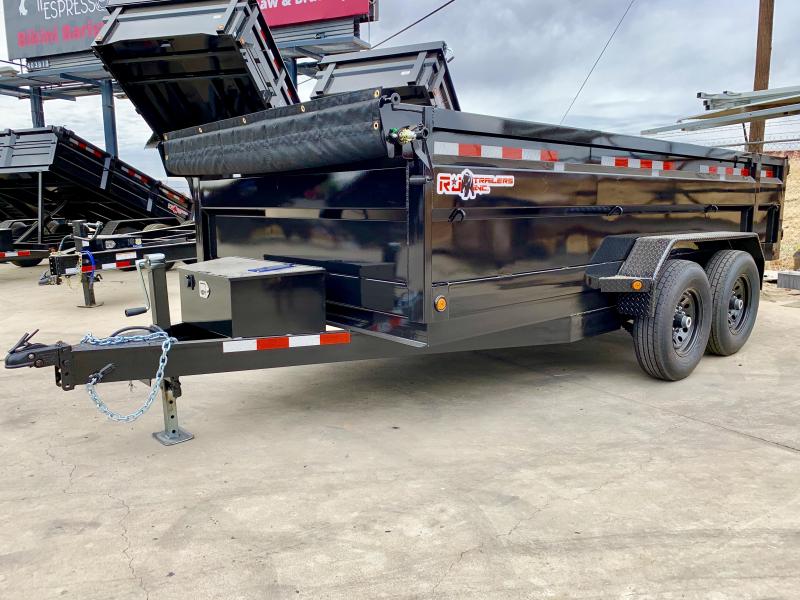 **** 2023 7x14 14k R&J Dump Trailer 2' FORMED WALLS ****