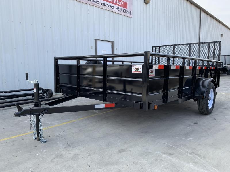 2023 R&J Trailers Inc 7x12 landscape 2.9k Trailer HD gate 