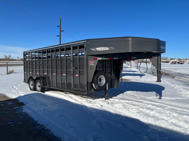 2023 Titan Trailers 20' Standard Stock Livestock Trailer 2023 Titan Trailers 20' Standard Stock Livestock Trailer
