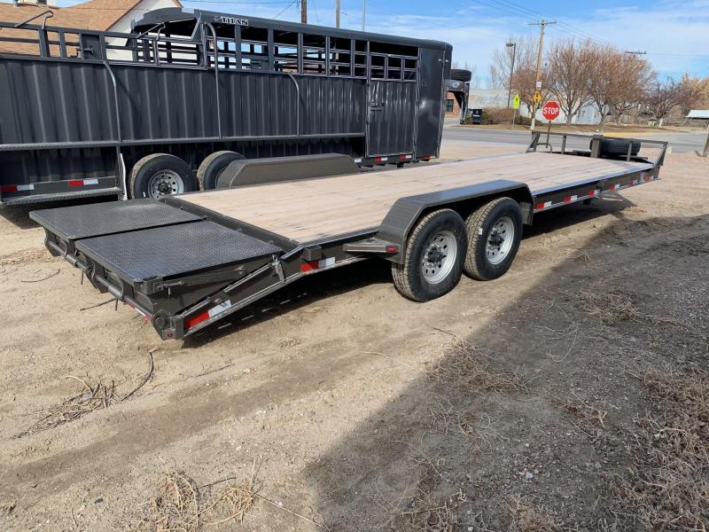 2021 Titan Trailers 22 + 3 Lo Glide Flatbed Trailer 2021 Titan Trailers 22 + 3 Lo Glide Flatbed Trailer