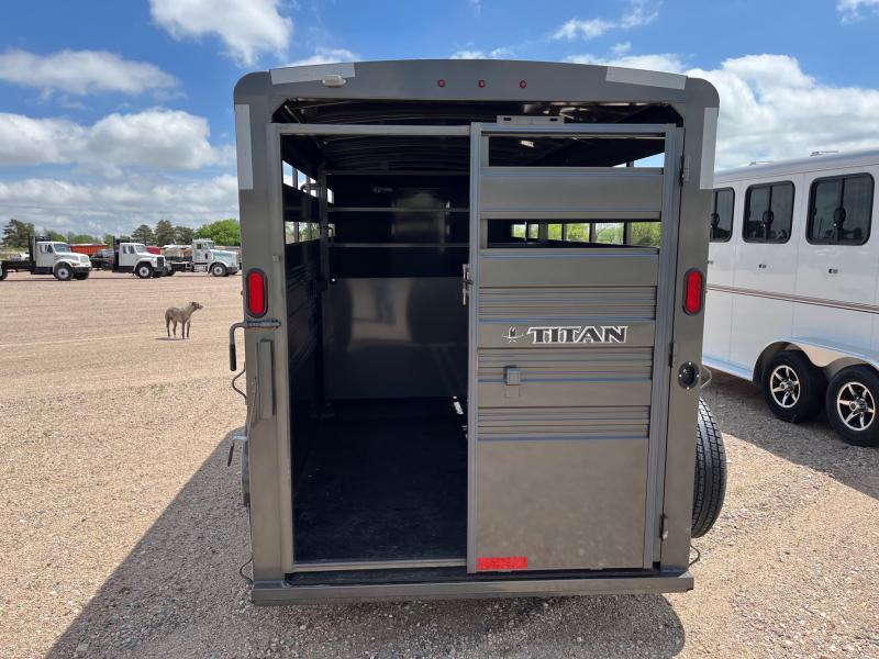 2023 Titan Trailers 6' x 16' Challenger Livestock Trailer Bunkhouse Trailer Sales