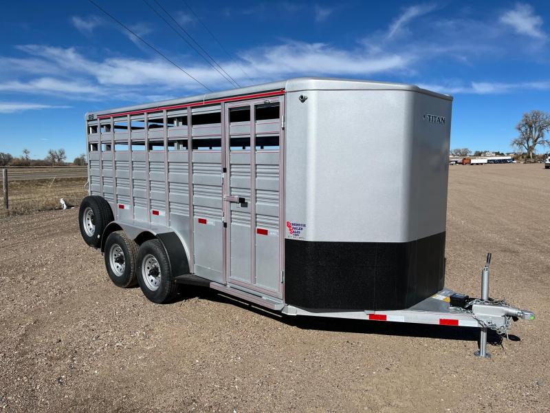 2022 Titan Trailers 6' x 16' Challenger Livestock Trailer Near Me