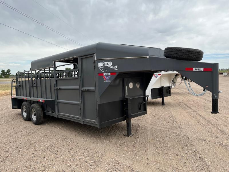 2022 Big Bend 20' 3/4 Top Livestock Trailer 2022 Big Bend 20' 3/4 Top Livestock Trailer