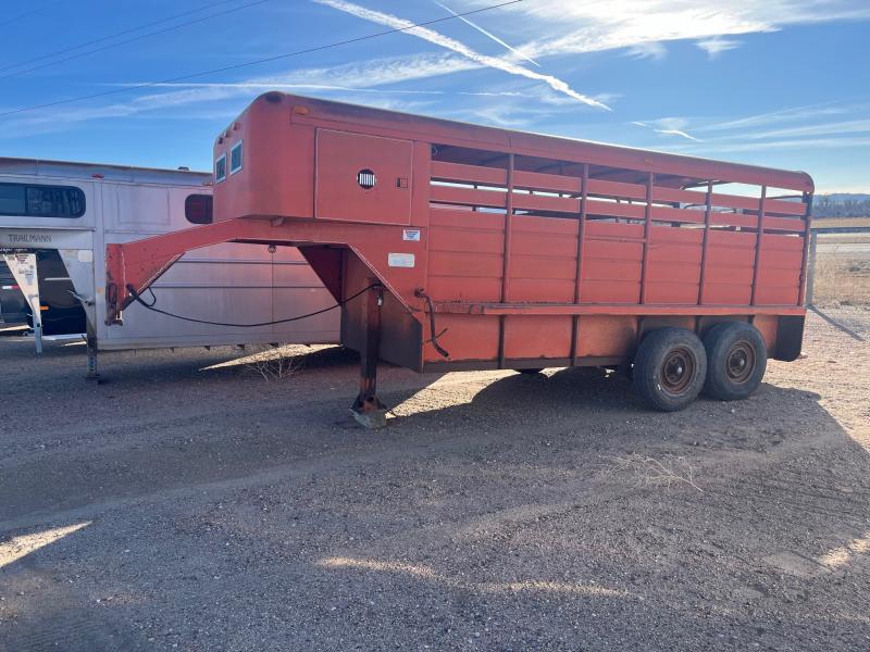 1978 S&H 16' GN Stock Trailer Stock Trailer Bunkhouse Trailer Sales