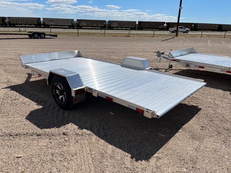 2022 Titan Trailers 14' Tilt Bed Utility Trailer Bunkhouse Trailer