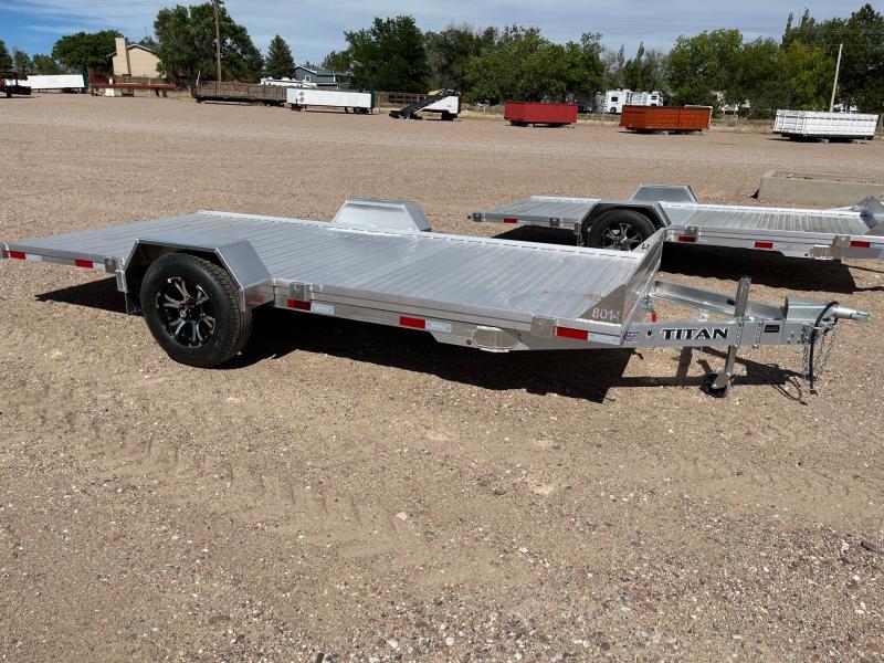 2022 Titan Trailers 14' Tilt Bed Utility Trailer Bunkhouse Trailer