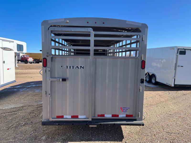 2023 Titan Trailers 20' Rancher Livestock Trailer Bunkhouse Trailer