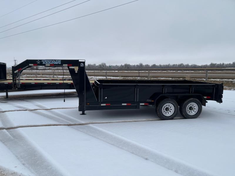 2012 Titan Trailers 14' GN Dump Trailer 2012 Titan Trailers 14' GN Dump Trailer