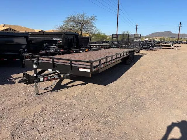 2025 Sun Country 30' Playcraft RV Special Tandem Axle Utility, 10K, Black Equipment Trailer