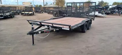 2025 Sun Country 14x102 Playcraft Side x Side, 7K GVWR, Drive Over Fenders Equipment Trailer
