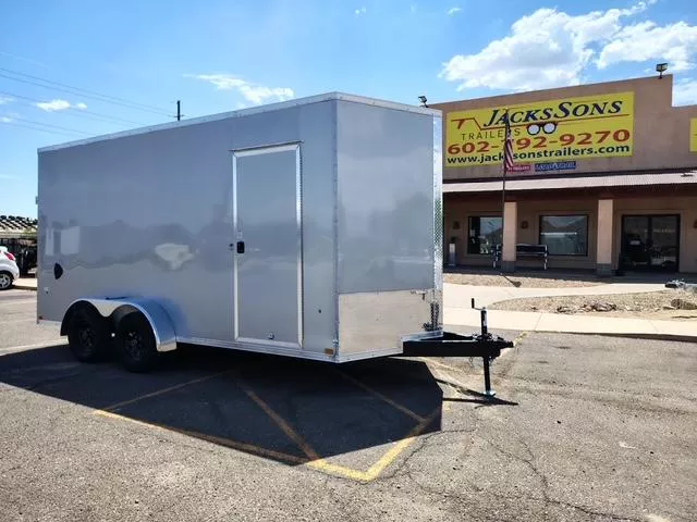 2026 Compass 16x7 Jasper SE, 7K GVWR, Ramp Door Cargo / Enclosed Trailer