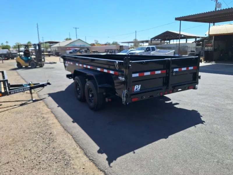 2026 PJ Trailers 14x83 Tandem Axle, 14K GVWR, Low Pro Dump, 24" Sides Dump Trailer