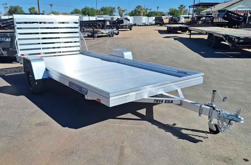 2027 Aluma 14x78 All Aluminum, 3K GVWR, Single Axle (7814ESA-S-TG) Other Trailer
