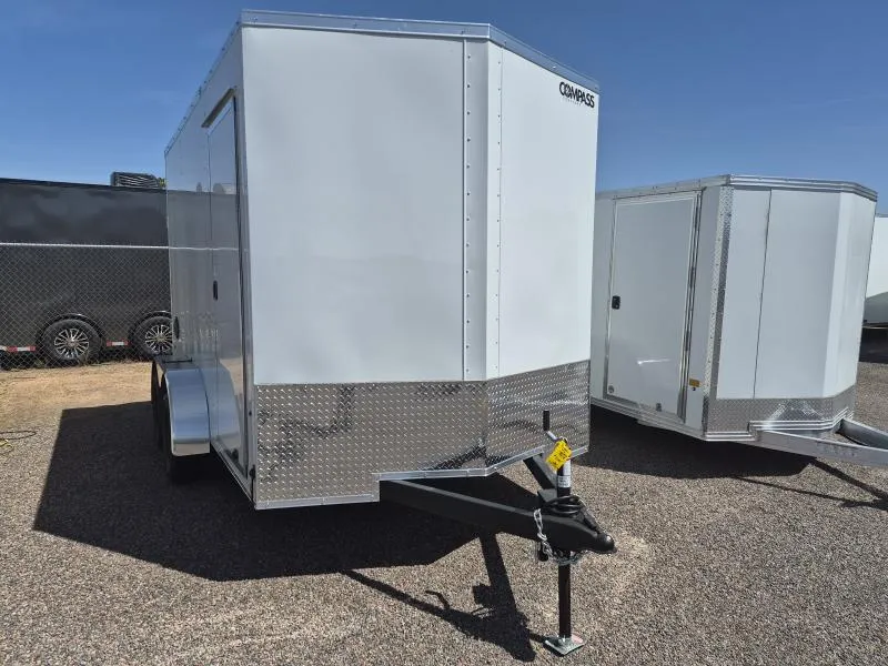 2026 Compass 12x7 Indigo DLX, 7K GVWR, Ramp Door, Wall Posts-24" OC to 16" OC Other Trailer