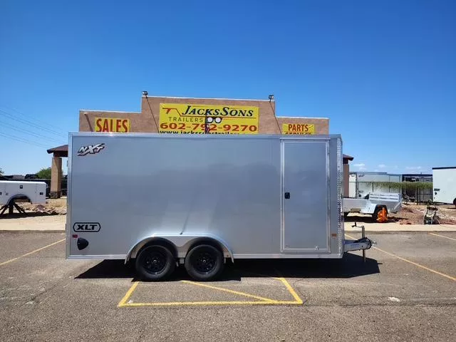 2026 ALCOM 16x7 All Aluminum XLT-P Enclosed, 7K GVWR, Ramp Door Cargo / Enclosed Trailer