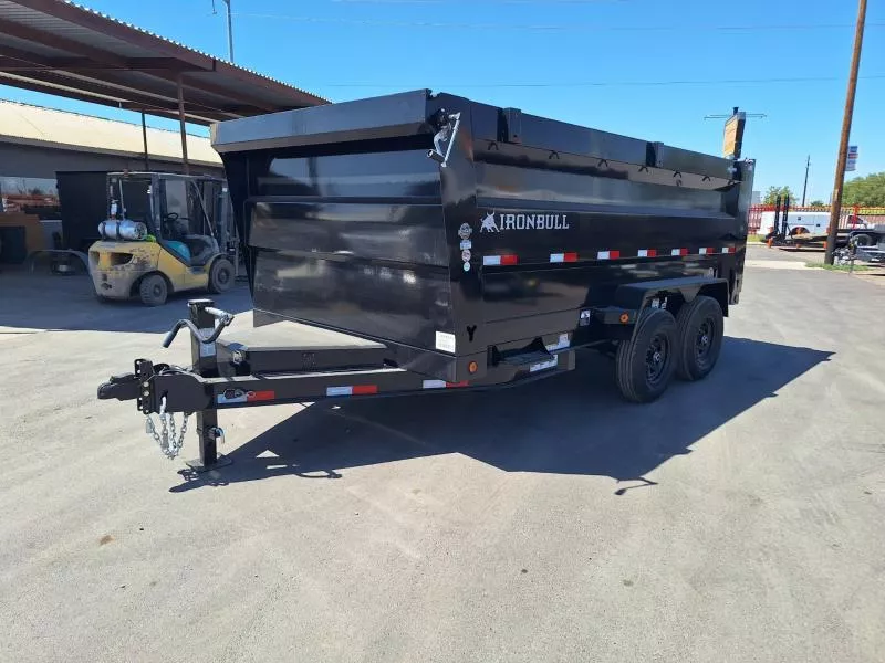 2026 Norstar 14X83" IronBull, Tandem Axle, 14K GVWR, 48" Sides Dump Trailer