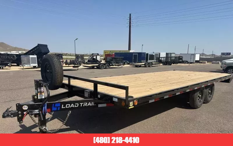 2024 Load Trail 20x102 Tandem Axle, 14K GVWR, Deck Over, Slide in Ramps Equipment Trailer