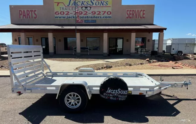 2026 Aluma 12x77 All Aluminum, 3K GVWR, Heavy Single Axle-7712H-S-TG Other Trailer