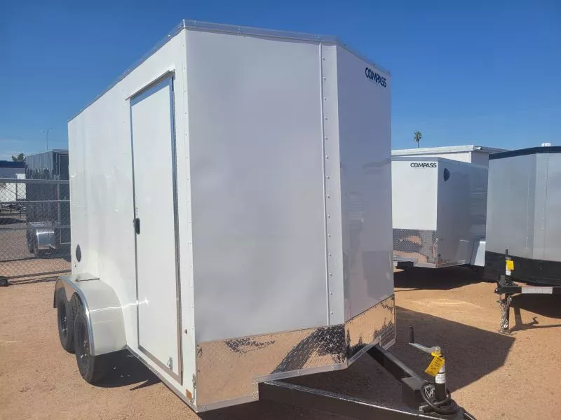 2026 Compass 12x6 Indigo DLX, 7K GVWR, Ramp Door Cargo / Enclosed Trailer