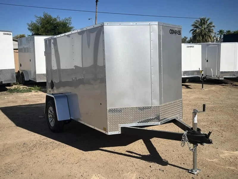 2026 Compass 10x5 Indigo DLX, 3K GVWR, Ramp Door, 6" Reduced Height Other Trailer