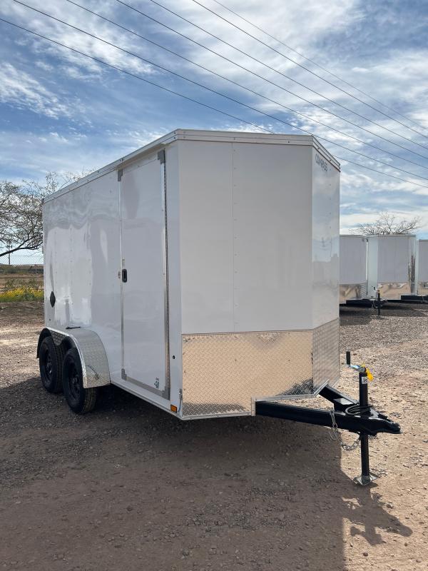 2023 Compass 4'x6' Indigo Cargo Enclosed Trailer Ramp Door Arizona