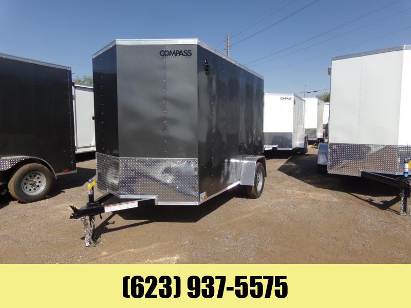 2023 Compass 6' X 12' Single Axle Cargo / Enclosed Trailer Flatbed, Dump, Utility and Cargo