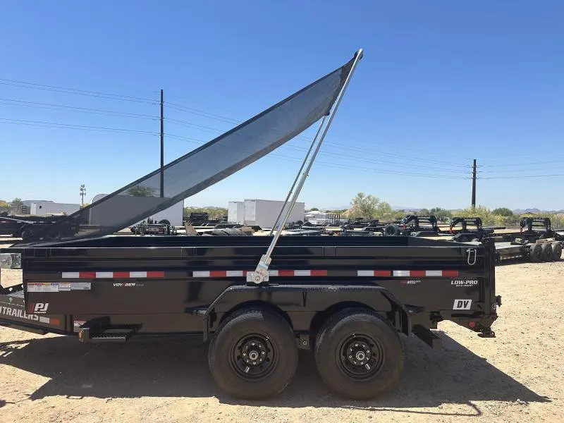 2025 PJ Trailers 14x83 Low Pro Voyager, 14K GVWR, 24" Sides Dump Trailer