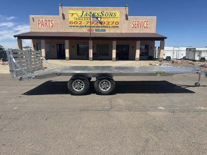 2026 Aluma 20x102 All Aluminum, 10K GVWR, Tandem Axle Deckover (1020H-TA-BT-DT-RR-RTD) Other Trailer