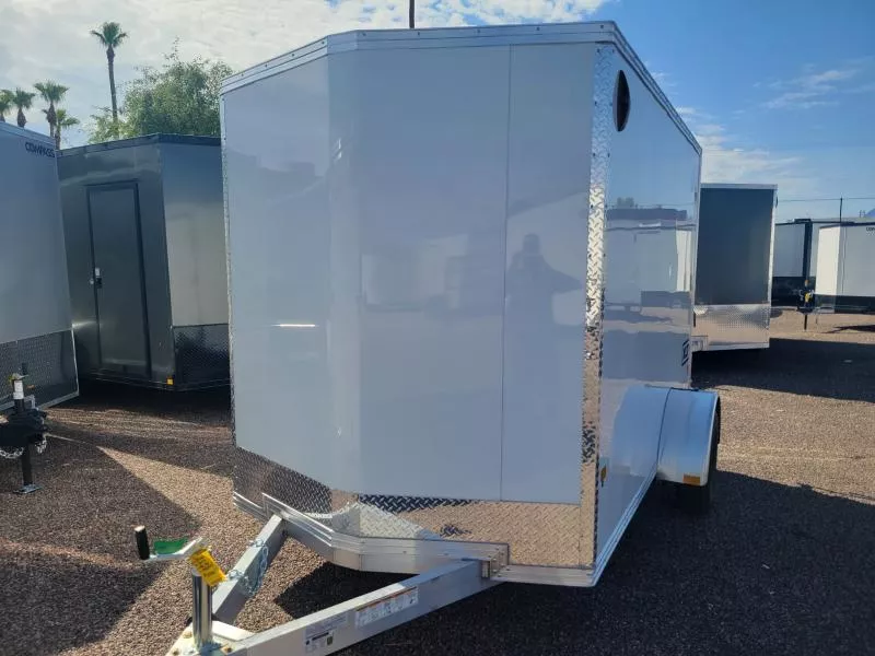 2026 ALCOM 10x6 All Aluminum XLT-P Enclosed, 3K GVWR, Ramp Door Cargo / Enclosed Trailer