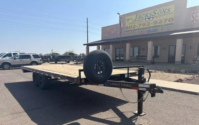 2025 Load Trail 20x102 Tandem Axle, 10K GVWR, Deck Over, Slide in Ramps Equipment Trailer