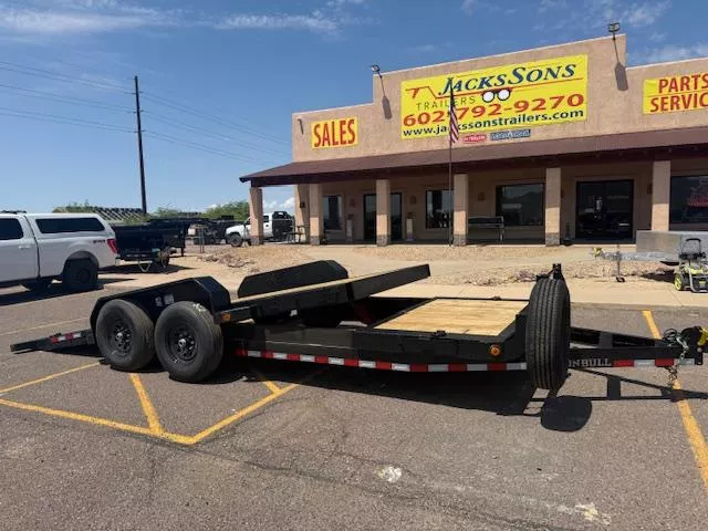 2026 Norstar 20x83 Ironbull Tandem Axle, 14K GVWR, Low-Pro Gravity Tilt Equipment Trailer