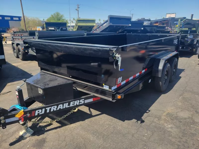 2026 PJ Trailers 14x83 Tandem Axle, 14K GVWR, Channel Dump, 24" Sides Dump Trailer