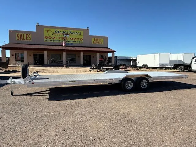 2026 Aluma 28x102" All Aluminum Wide Body, 10K GVWR, Heavy Tandem Axle, Drive-Over-Fenders (WB28H-TA-EL-DOF-R-RR-RTD) Other Trailer