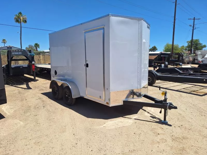 2026 Compass 12x6 Indigo DLX, 7K GVWR, Ramp Door Cargo / Enclosed Trailer