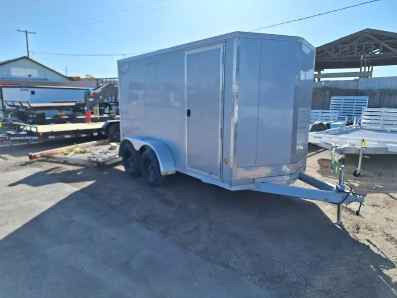 2025 ALCOM 12x6 All Aluminum XLT-P Enclosed, 7K GVWR, Ramp Door Cargo / Enclosed Trailer