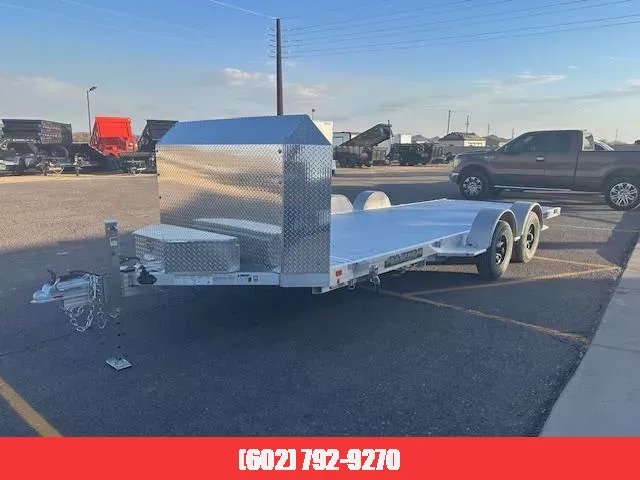2025 Aluma 16x82 Tandem Axle, 7K GVWR, Low Profile, Tilt (8216LP-TILT) Equipment Trailer 1752700230