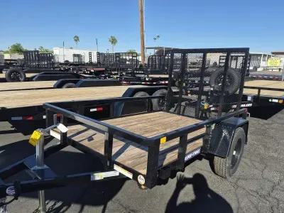 2025 Sure-Trac 8x5 Tube Top Utility, 3K GVWR, Fold-Up Gate Other Trailer