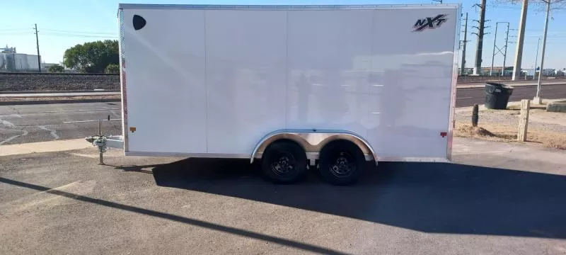 2025 ALCOM 16x7  All Aluminum XLT-P Enclosed, 7K GVWR, Ramp Door Cargo / Enclosed Trailer