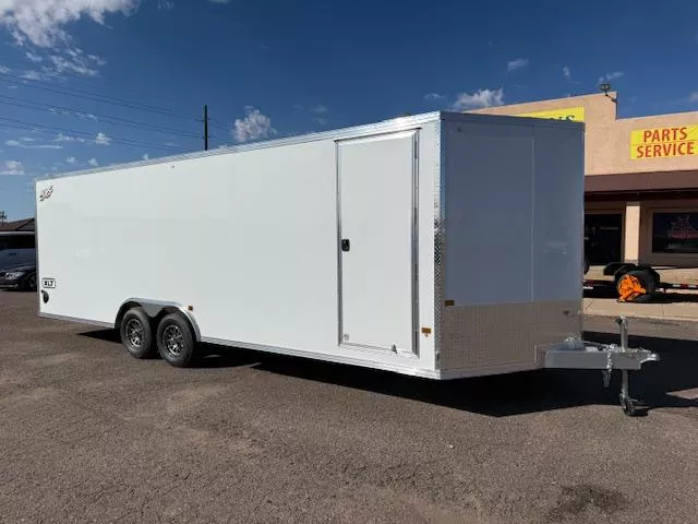 2026 ALCOM 24x8.5 All Aluminum XLT Pro Series Car Hauler, Elite Escape Door, 10K GVWR, Ramp Door Other Trailer