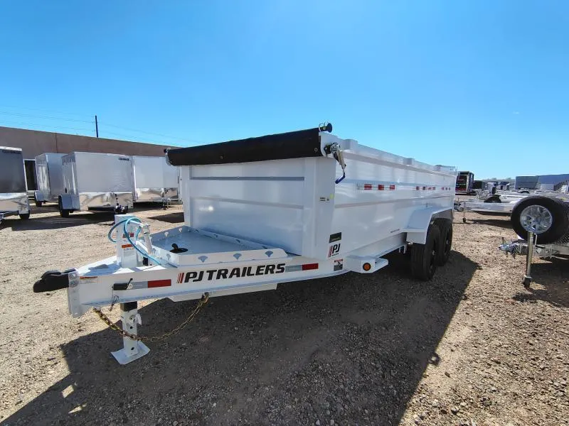 2026 PJ Trailers 16x83 Tandem Axle, 15,400 GVWR, Low Pro Dump, 36" Sides, 14 Ply Tires Other Trailer