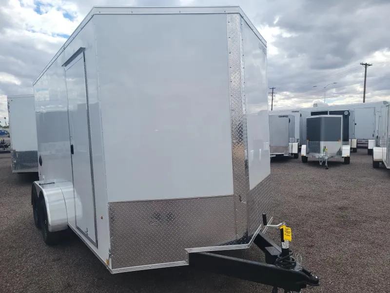 2025 Compass 14x7 Jasper SE, 7K GVWR, Rear Doors Cargo / Enclosed Trailer