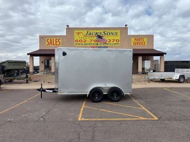 2025 Compass 12x6 Indigo DLX, 7K GVWR, Ramp Door Cargo / Enclosed Trailer