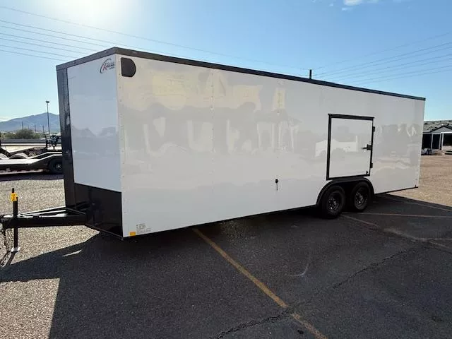 2024 Xtreme Custom Trailers 24x8.5 Enclosed with Escape Door, 10K GVWR, Blackout Trim Other Trailer