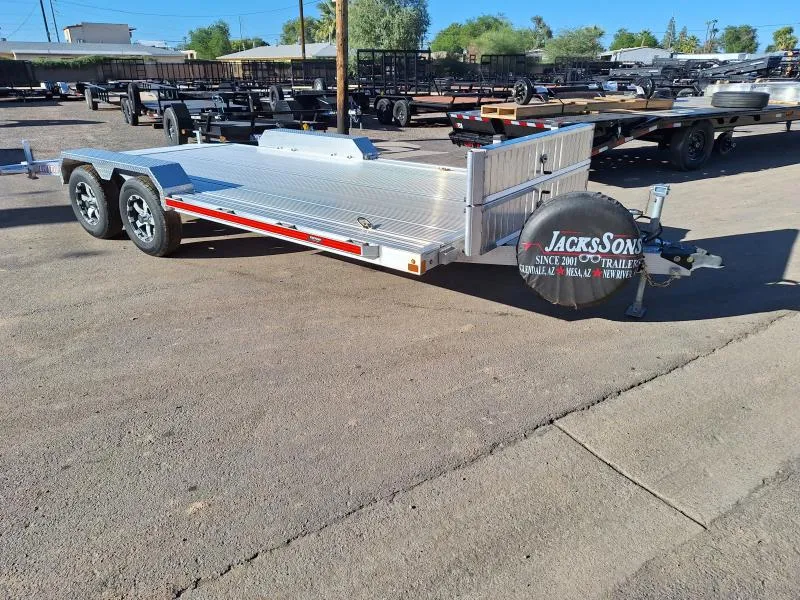 2024 Triton Trailers 18x83 All Aluminum, 7K GVWR, Tandem Axle Car Hauler Equipment Trailer