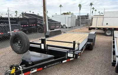 2025 Norstar 16x83 Ironbull Tandem Axle, 14K GVWR, Low-Pro Power Tilt Equipment Trailer