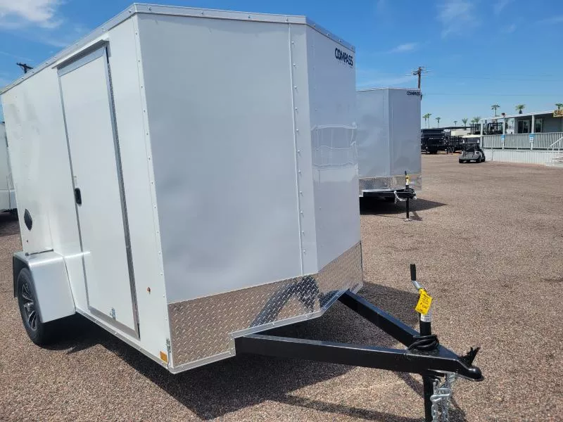 2026 Compass 10x6 Indigo DLX, 3K GVWR, Ramp Door Cargo / Enclosed Trailer