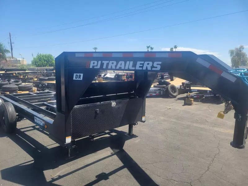 2026 PJ Trailers 14' Gooseneck Rollster Roll Off Dump Dump Trailer