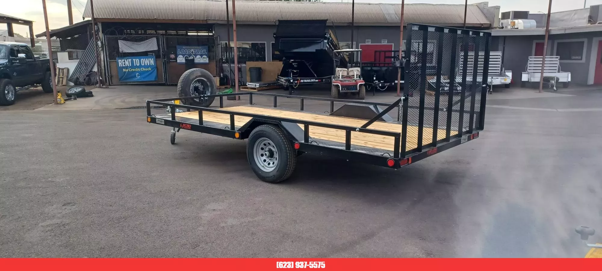 2025 Echo Trailers 14' ECHO APEX SINGLE AXLE UTILITY 5200 GVWR Equipment Trailer 1752700213