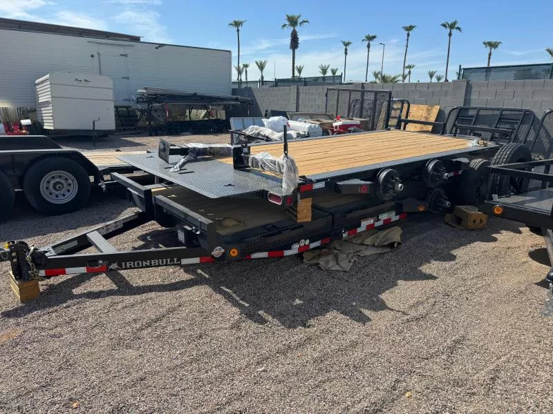 2024 Norstar 16x83 Ironbull Tandem Axle, 14K GVWR, Low-Pro Power Tilt Equipment Trailer