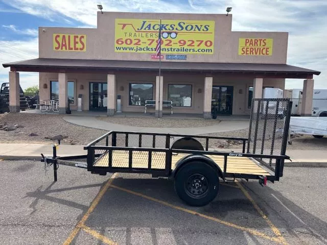 2025 Carry-On 10X5.5 Utility, 3K, Rear Ramp, Ramp Sides, Wood Floor, LED Lights Equipment Trailer